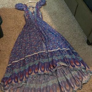 High low Boho dress M. Purple